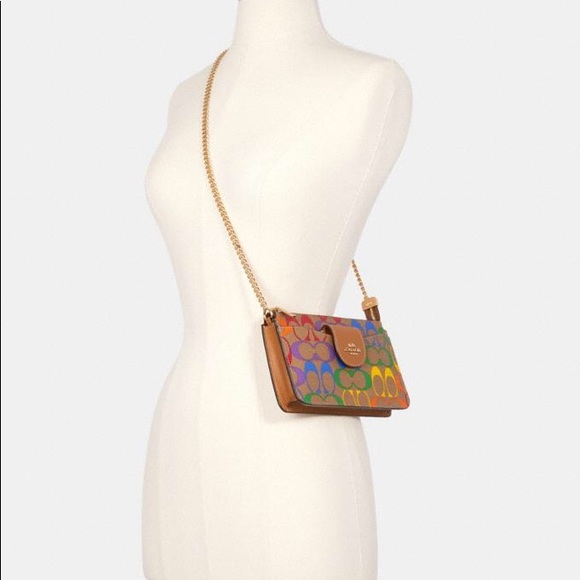 Coach Pride Poppy Crossbody in Rainbow Signature - Picture 10 of 10
